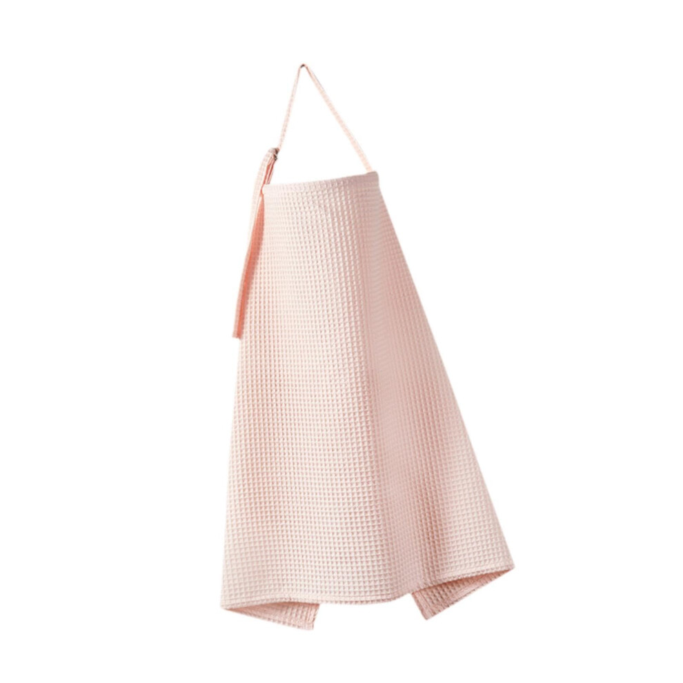 Pink Lightweight Cotton Nursing Cover for Breastfeeding Mothers – Breathable Multipurpose Wrap for Baby Feeding