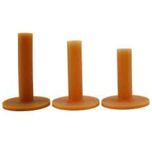 3-delers golf-tees, kaffe-tee, driving range, 60/70/80 mm