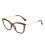 Women's Blue Light Blocking Cat Eye Reading Glasses Retro Metal Frame Leopard Pattern Computer Eyewear 1