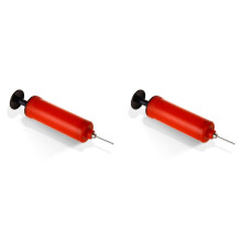 2X Mini Pumpe Inflator Luftpumpe Inflator Manuel til Basketballballon