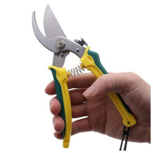 Pruning Shears with Ultrasharp Stainless Curved Blades, Ergonomic Handheld Garden Scissors for Trimming Plants
