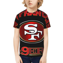 SF_49ers Drenge- og pigetrøje med korte ærmer til ungdomssport, fodbold