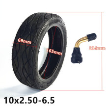 10 tommer 10 x 2,50-6,5 slangeløst dæk til Ninebot Max G30 Electric