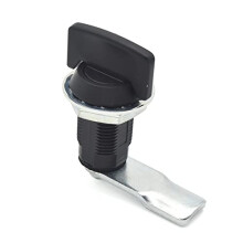 Zinc Alloy Cam Lock Black T Type Secure Durable for Tool Box Cabinet Drawer Furniture DIY 1Pcs