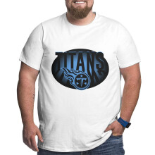 Herr stor och lång sport-T-shirt med fotbollslagslogotyp