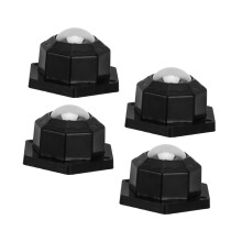 4pcs Furniture Casters Heavy Duty Ball Transfer Wheels 360 Smooth Mobility Easy Installation