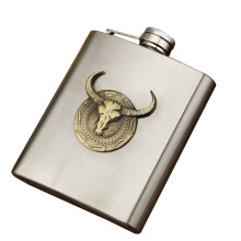 Whiskykaraffel Campinglommekolbe Elegant og metallisk whiskykolbe