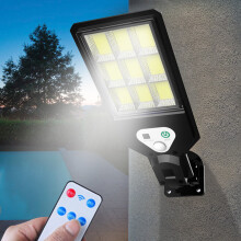 YLOMAY Lampa solarna nocna wodoodporna lampa podłogowa do ogrodu