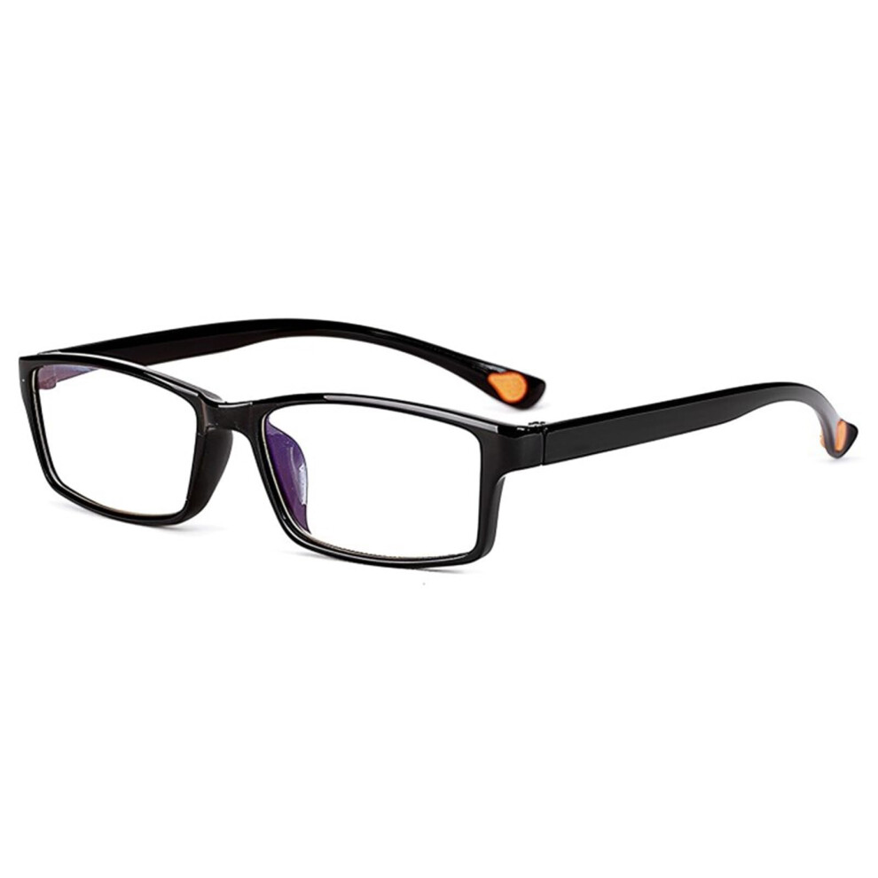 Blue/Light Blocking Reading Glasses For Men And Women, Lightweight Tr90 Frame Antiâ Readers 2.0X Black