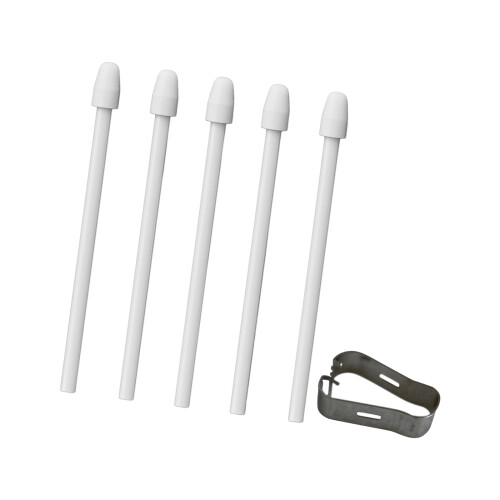 Pack Of 5 Replacement Nibs For Digital Pen Smooth Drawing-White