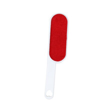 Double Sided Pet Hair Remover Brush with Electrostatic Lint Removal for Clothes Carpets and Sofas, White Red