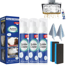 All Purpose Cleaner Spray 3pcs 100ml Powerful Foam Grease Remover for Kitchen Multi Surface Rinse
