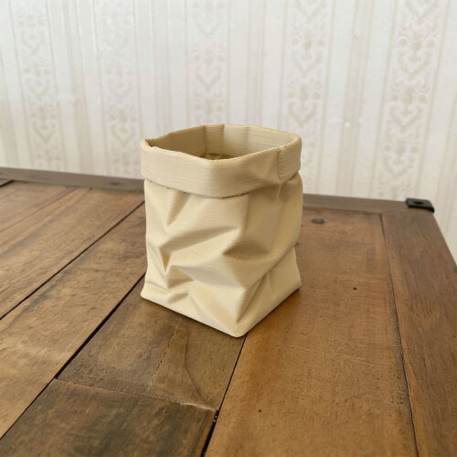 Artistieke getextureerde hars briefpapierhouder voor-Wit 2