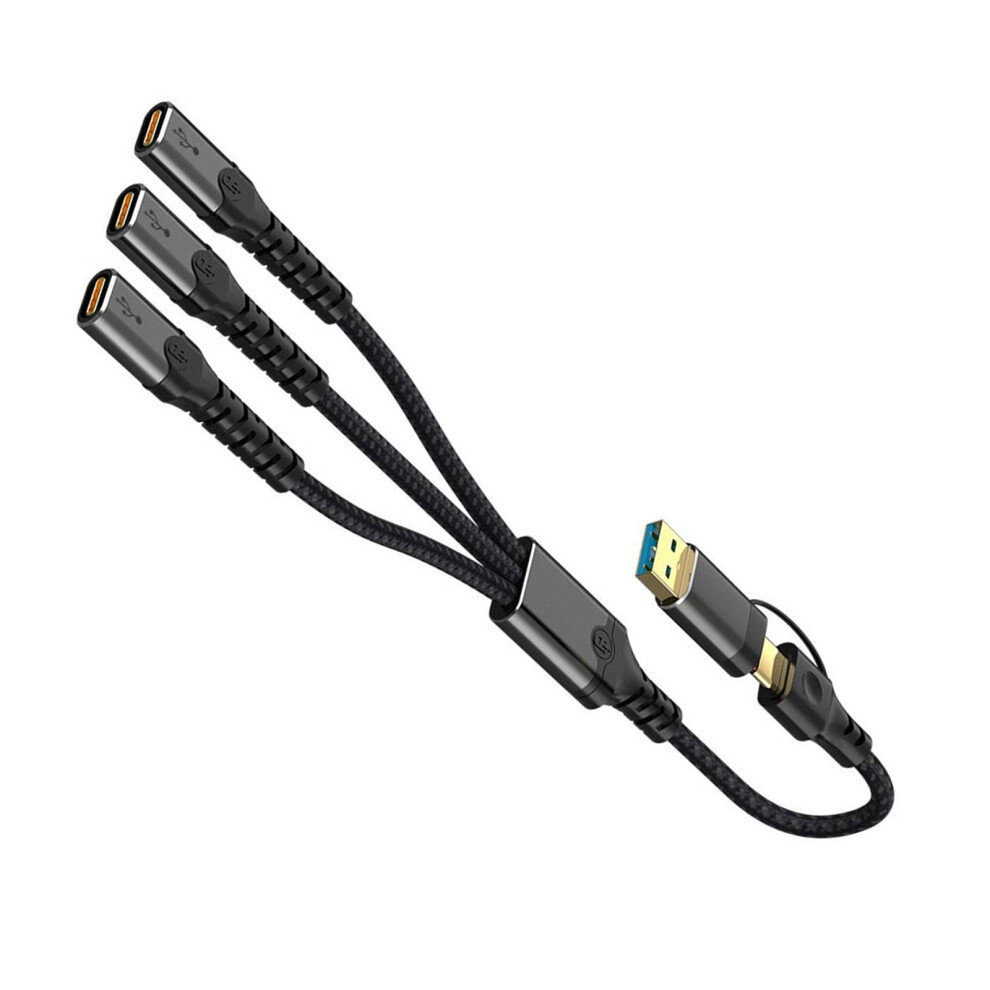 Lightweight Usb C To Type C Female Connectors-Usb To 3 Typec 7627001411753