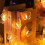 Libellen lichtslinger 3 meter, 20 LED's, koperdraad 4