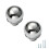 Bright Chrome Cabinet Knobs Set, Durable Zinc Alloy Round Drawer Pulls, 4Piece Modern Handles 1
