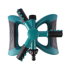 360 Rotating Lawn Sprinkler with Dual Spray Modes, Adjustable Garden Water Sprinkler for Large Area Irrigation