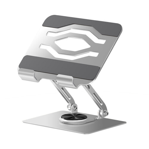 Support antidérapant de Tablettes de silicone avec le-Argent