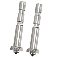2PCS Heat Resistant Steel Nozzles For 3Max Faster And-0.4mm
