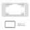 Aluminum 7Inch DSIs Screen Brackets for 10Inch Networking Rack 1
