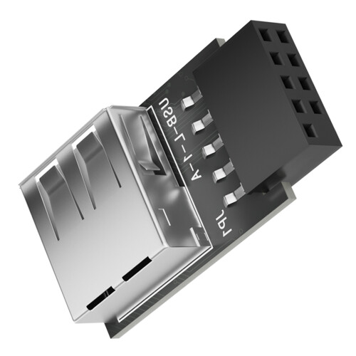 9Pin to USB2.0 Type A Motherboards Header-single port right