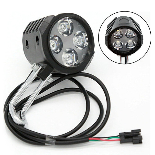 Ebike Headlight 12-80V Spotlight with Horn 1