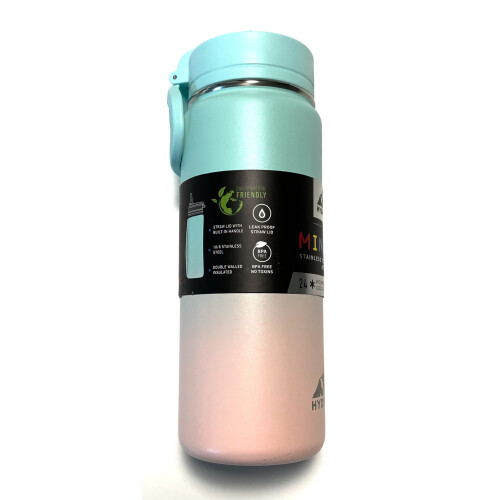 Hydrapeak Mini20oz Barn Vattenflaska med Sugrörslock Rostfritt Stål 2