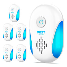 2024 Upgraded Ultrasonic Pest Repeller 6 Pack Plug in Pest Control for Home Indoor Mice Rodents Insects