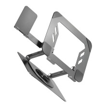 Multiple Angle Laptop Risers With Integrated Phone Stand And