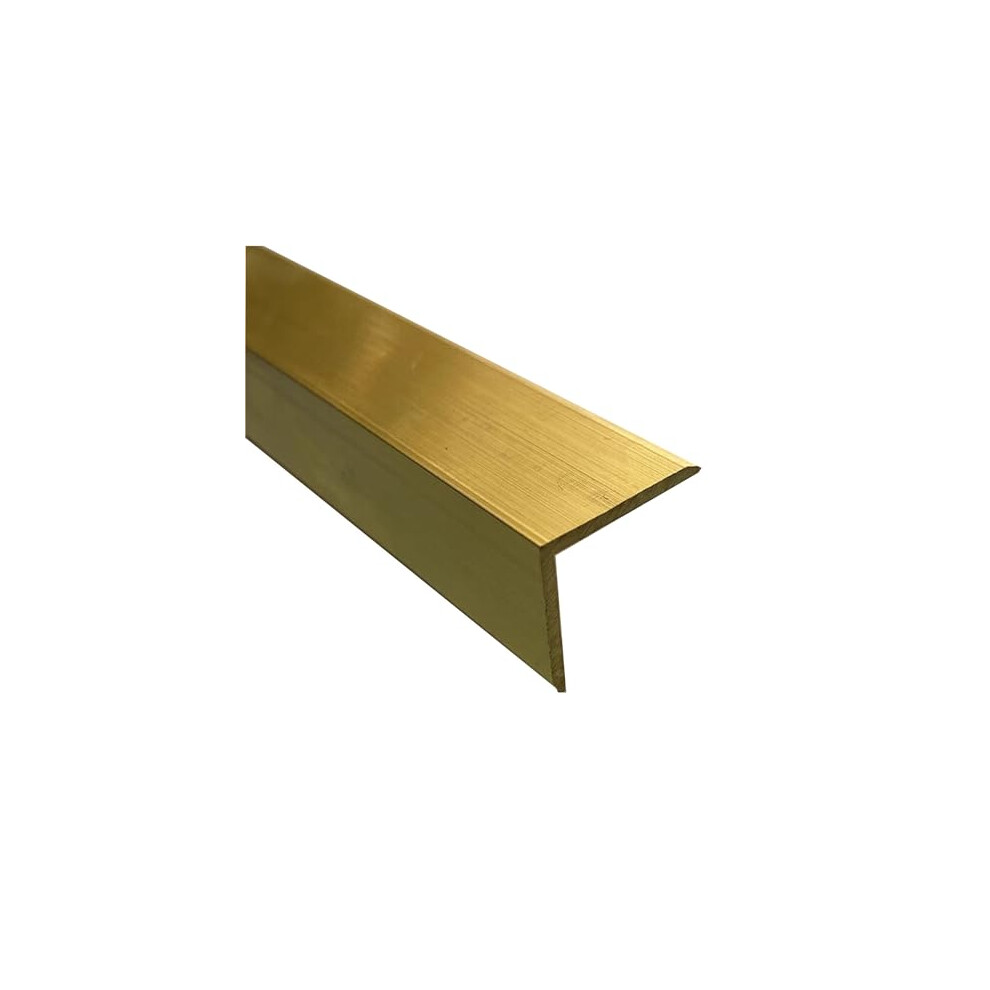 Floor Edge Trim Brass L Molding Transition Strip For Tile And Wood, Corner Protector Waterproof ScratchâResistant 9073542244578
