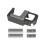 Durability 3D Printer Nozzle Cleaner Holder For Lab P2S-Black 1