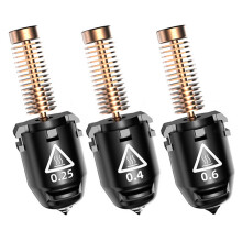 3 Stuks Quick Release Nozzles 0,25 mm 0,4 mm 0,6 mm voor