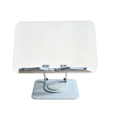 Book Stand for Reading Adjustable with 360 Degree Rotating Base