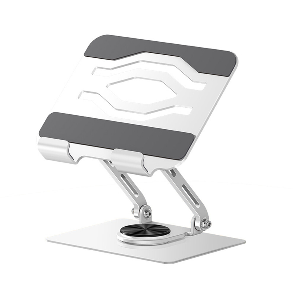 Universal Tablets Stand With 360 Swivels Base And Carbon- White 7627001410909