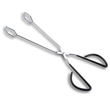 BBQ Grill Tongs 16 Inch Stainless Steel Scissor Tongs with Non Slip Silicone Handle Heat Resistant and Dishwasher Safe