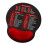 Ergonomic Mouse Pad With Office Hotkeys And PU Base-Red 1