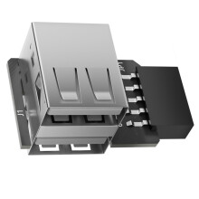 9Pin to USB Adapter Connectors Internal-Double port left