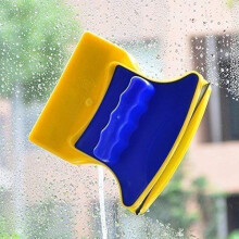 Magnetic Window Cleaner DoubleSided Glass Cleaning Tool for Double Glazed Windows with Reusable Pads
