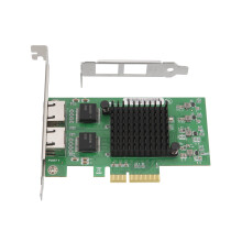 2.5G PCIE Networking Card 2 Port RJ45 to PCIE Gigabit Ethernet