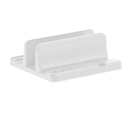 Verticale laptopstandaard, verstelbaar,-Witte enkele opening