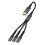 USB Splitter Type C to 2/3 Type C Female Adapters,-1 to 3typec 1