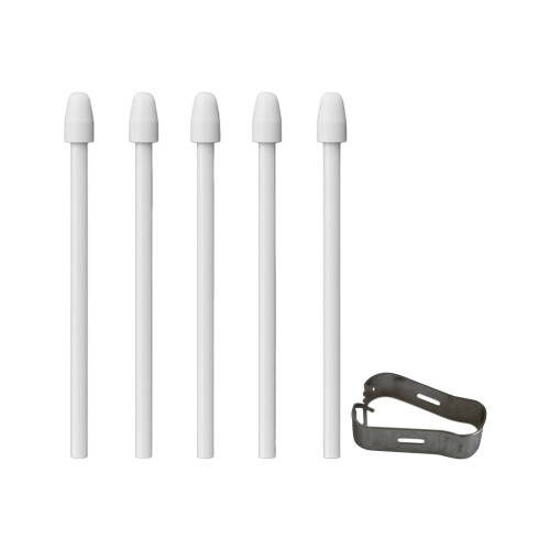 5 Stuks Plastic Stylussen Tip Voor DTC141 133 134 121-Wit