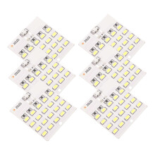 6pcs USB LED Light Panel for Car Interior and Camping, Brightness MultiScene Illumination