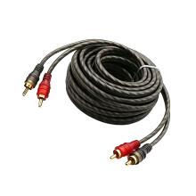 Verstärker-Soundkabel, 2 Stecker auf 2 Stecker,-5