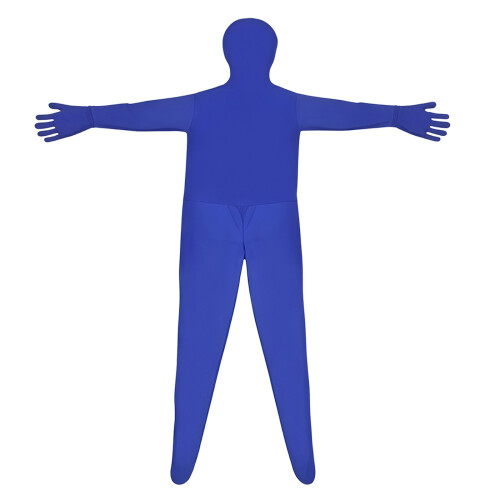 Body complet écran vert Body Polyester pour vidéo effet-Bleu XXL