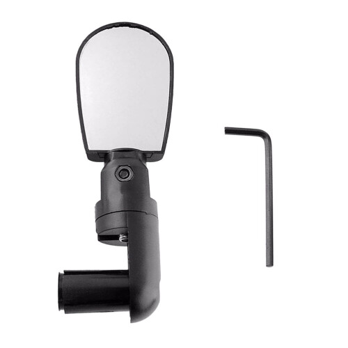 Bike Handlebar Mirror Black Wide-Angle Adjustable 2