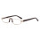 Lightweight Rectangular Computer Reading Glasses for Men and Women Brown Metal Frame +1.5 Clear Lenses 1