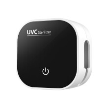 Toothbrush Holder with UV Sanitizer, Wall Mounted Sterilizing Cleaner with Automatic Drying for Bathroom
