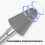 1PC Smooth Glidings Styluses Tip for Pen 3 Drawing Tablets Pen 7