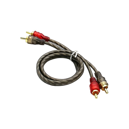 Autogeluidssignaalkabel Geluidssnoer 2 mannelijk naar 2-1